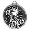 Medalla de Plata Clásica de Judo con Textura 3D