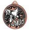 Medalla de Bronce Clásica de Judo con Textura 3D