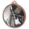 Medalla de Bronce con Textura de Guitarra Eléctrica Impresión 3D