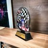 Trofeo Roswell en Acrílico Negro para Go Kart
