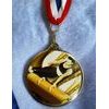 Medalla Barnet Clásica con Textura e Impresión 3D MaxMedal para Gimnasia Varonil