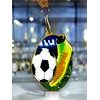Medalla metálica de fútbol acero inoxidable