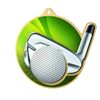Medalla metálica para golf acero inoxidable