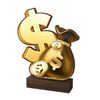 Trofeo de Madera Sierra de Bolsas de Dinero - Clásico