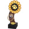 Trofeo Viena de Acrílico con Roseta para Exhibición Canina