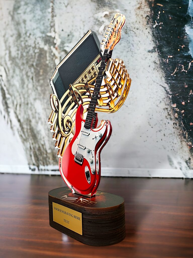 Trofeo In Plastica Con Figura Di Pecora - Personalizzato Con Incisione - Foto 3