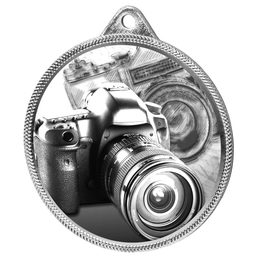 Medalla Clásica de Fotografía con Impresión 3D en Plata