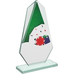 Premio de Vidrio Color Levita para Juegos de Cartas