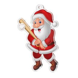 Medalla de Béisbol Alegre Papá Noel