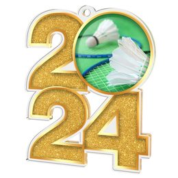 Medalla de Acrílico para Bádminton 2024