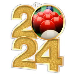 Medalla de Acrílico Billar 2024