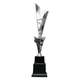 Trofeo Conifer Plata y Negro con doble base
