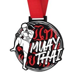 Medalla Negra de Muay Thai Monster
