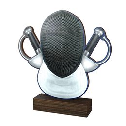 Trofeo de Madera Sierra para Esgrima