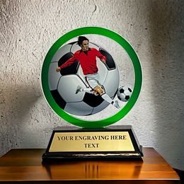 Trofeo Acrílico Essen para Fútbol Soccer 3