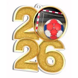 Medalla de Balonmano 2026 de Acrílico