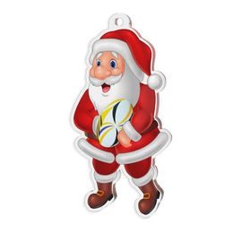 Medalla de Rugby Papá Noel Festivo