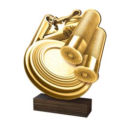Trofeo de Madera Real Sierra para Tiro con Arcilla - Clásico