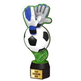 Trofeo Frontier de Madera para Portero de Fútbol a Full Color