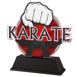 Trofeo Acrílico Ostrava para Karate