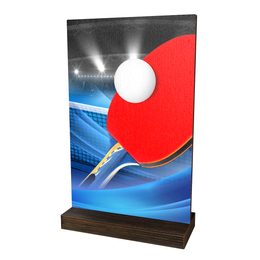 Trofeo Sherwood de Madera Ecológico para Tenis de Mesa