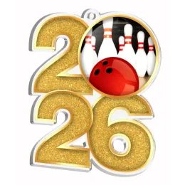 Medalla de Boliche 2026 de Acrílico