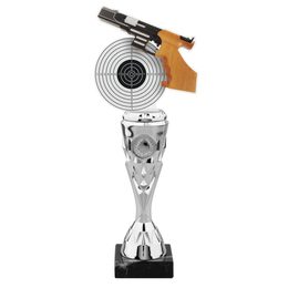 Trofeo de Boliche con Parte Superior de Acrílico en Plateado