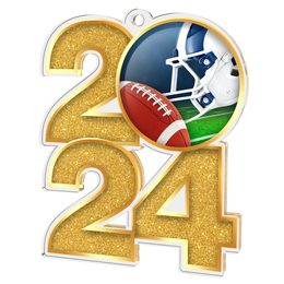 Medalla de Acrílico de Fútbol Americano 2024