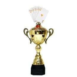 Copa Metálica Minot de Cartas Oro