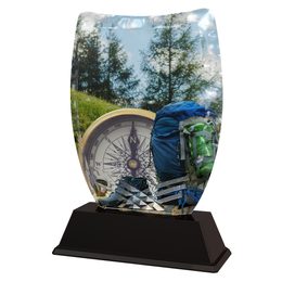 Trofeo Acrílico Iceberg para Senderismo de Montaña