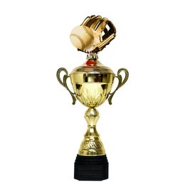 Copa Metálica Minot de Softbol Oro
