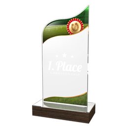 Trofeo de Caballo en Acrílico y Madera