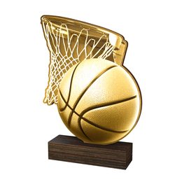 Trofeo de Madera Real Sierra para Baloncesto - Clásico