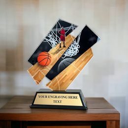 Trofeo Acrílico París para Baloncesto