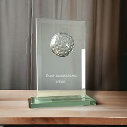 Premio de Golf de Vidrio Jade Pine