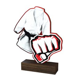 Trofeo de Madera Sierra para Artes Marciales