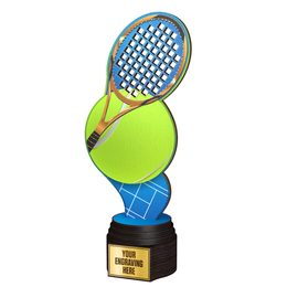 Trofeo Frontier de Madera de Tenis a Full Color