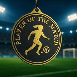 Medalla al Jugador del Partido Valor de Acero Inoxidable