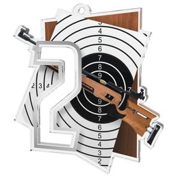 Medalla de Tiro con Rifle Número 2
