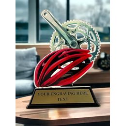 Trofeo Acrílico Ostrava para Ciclismo