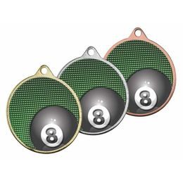 Medalla Barnet con Textura e Impresión 3D MaxMedal para Snooker
