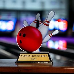 Trofeo Acrílico Berlín de Boliche