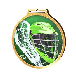 Medalla Habitat de Madera Ecológica Lacrosse Oro