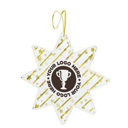 Adorno Festivo Estrella Personalizado con Impresión