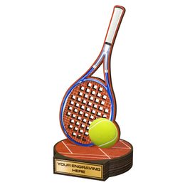 Trofeo Grove de Madera Real para Tenis