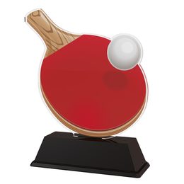 Trofeo Acrílico Ostrava para Tenis de Mesa