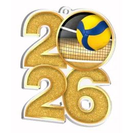 Medalla de Acrílico para Voleibol 2026
