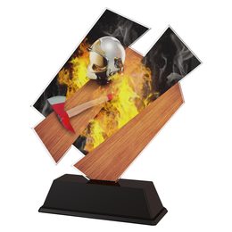 Trofeo Acrílico París para Bomberos