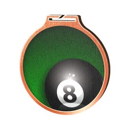 Medalla Habitat de Madera Ecológica de Billar Bronce