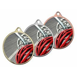 Medalla Barnet con Textura e Impresión 3D MaxMedal para Ciclismo
